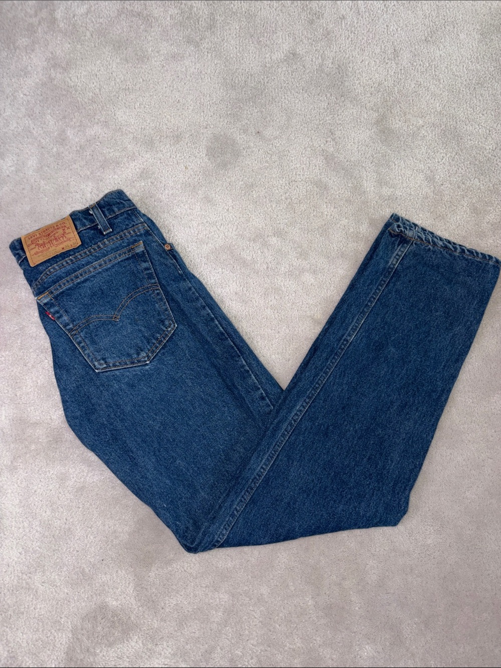 Vintage 1987 Levi’s  506 Men's Dark Blue Straight-Leg Jeans
